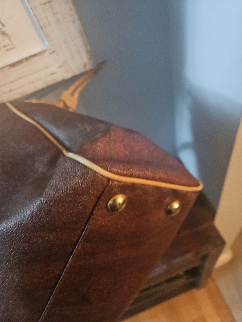 Etro Brown Paisley Leather Trim Shoulder Bag - Picture 5 of 12